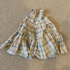 Rylee + Cru Kids Cicily Dress || Pastel Plaid - 4-5Y